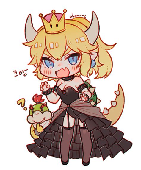 Bowsette nude - The original fan comic that spawned Bowsette was a riff on the ending to Super Mario Odyssey, having Bowser (as Bowsette) and Mario hook up after getting rejected. One week later, the art-book of that game is found to contain a small concept comic of Bowser using an Evil Knockoff of Cappy to capture Peach, which turns her into a Peach/Bowser ...
